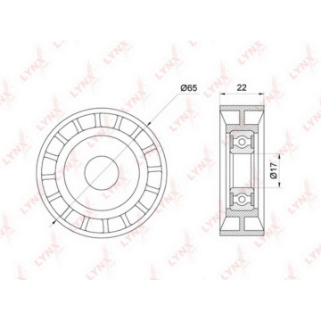 Ролик направляющий / приводной MERCEDES-BENZ A160-200(W168 / W169) 98-12 / B150-200(W245) 05-11