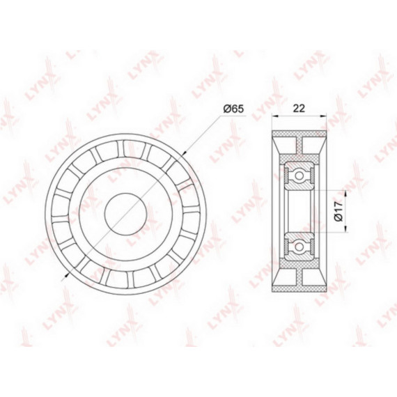 Ролик направляющий / приводной MERCEDES-BENZ A160-200(W168 / W169) 98-12 / B150-200(W245) 05-11