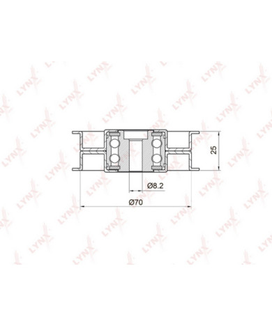 Ролик направляющий / приводной MERCEDES-BENZ C280-350(W203/W204) 05> / E230-500(W211/W212) 05> / CLK