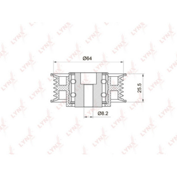Ролик направляющий / приводной MERCEDES-BENZ C280-36(W202) 93-00 / E280-500(W124/W210) 92-97 / G250D