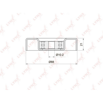 Ролик направляющий / приводной TOYOTA Yaris 1.0 99-05 DAIHATSU Atrai 1.3 00> / Materia 1.3 06> / Si