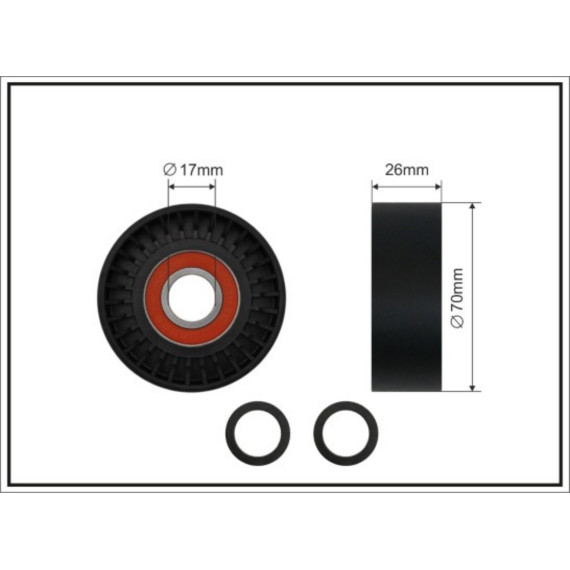 Ролик натяж-ля ремня
