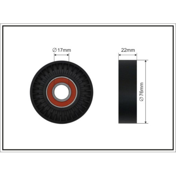Ролик натяж-ля ремня