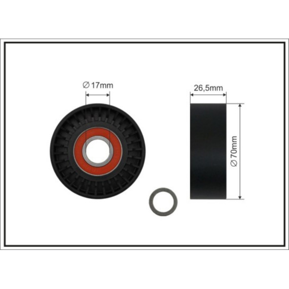 Ролик натяж-ля ремня