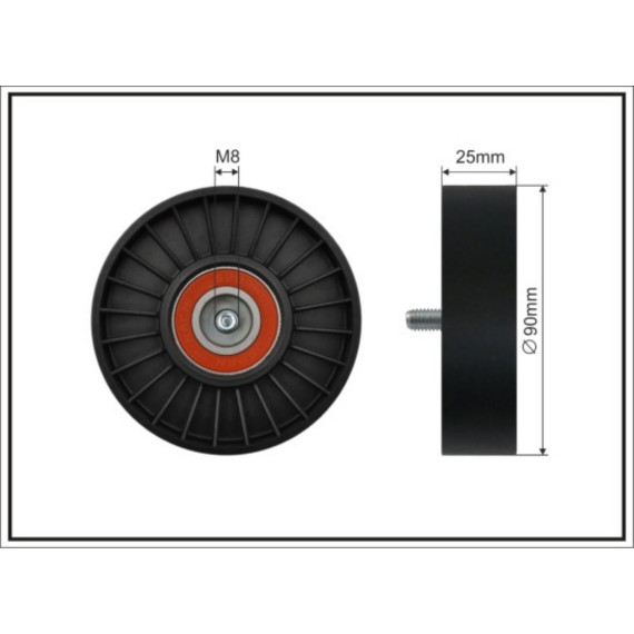 Ролик натяж-ля ремня
