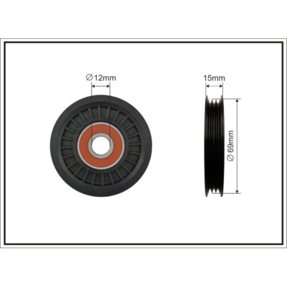 Ролик натяж-ля ремня