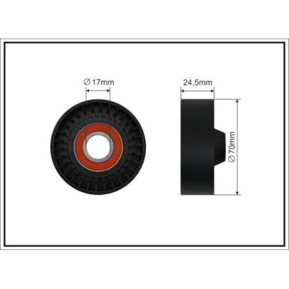 Ролик натяж-ля ремня