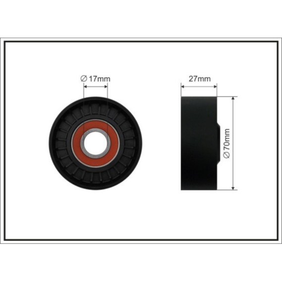 Ролик натяж-ля ремня