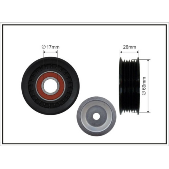 Ролик натяж-ля ремня