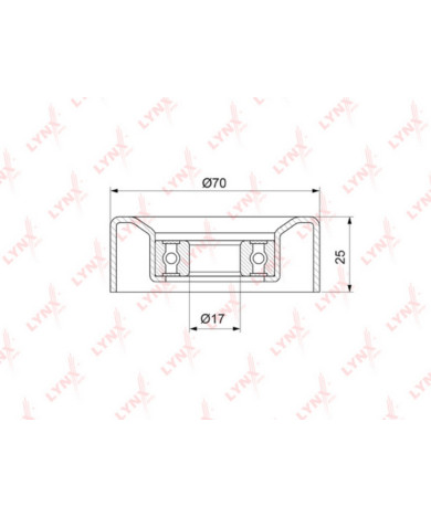 Ролик натяжного механизма / приводной HONDA Civic(FD / FK) 1.4 06> / Jazz(GD/GE) 1.2-1.5 02> / City