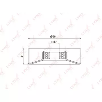 Ролик натяжного механизма / приводной LEXUS GS300-400 93-05 / IS300 01-05