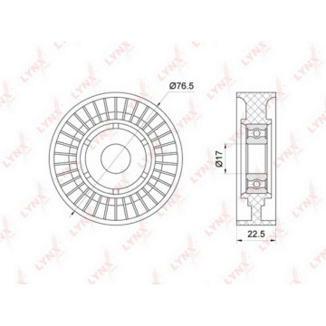Ролик натяжного механизма / приводной MERCEDES-BENZ A140-210(W168 / W169) 97-12 / B150-200(W245) 05-