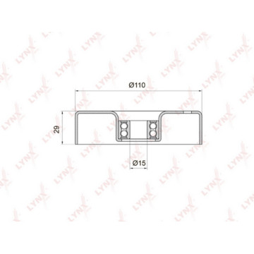 Ролик натяжного механизма / приводной MERCEDES-BENZ C180-230(W202/W203) 93-02 / E200-230(W124/W210)