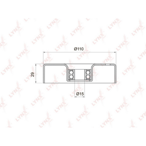 Ролик натяжного механизма / приводной MERCEDES-BENZ C180-230(W202/W203) 93-02 / E200-230(W124/W210)