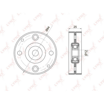Ролик натяжного механизма / приводной NISSAN Almera(N16) 1.5-1.8 00> / Micra(K11) 1.0-1.3 00> / Prim