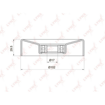 Ролик натяжного механизма / приводной TOYOTA Land Cruiser(100) 4.7 98> LEXUS GS400 97-00 / GX470 01
