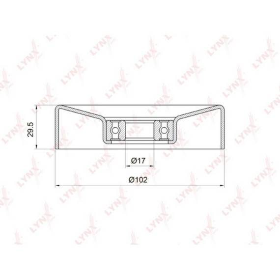 Ролик натяжного механизма / приводной TOYOTA Land Cruiser(100) 4.7 98> LEXUS GS400 97-00 / GX470 01