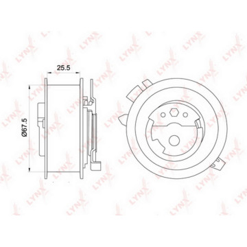 Ролик натяжной / ГРМ AUDI A3 1.6D-2.0D 03-12 / A4 2.0D 07-15 / A4 Allroad 2.0D 09-16 / A5 2.0D 08-12