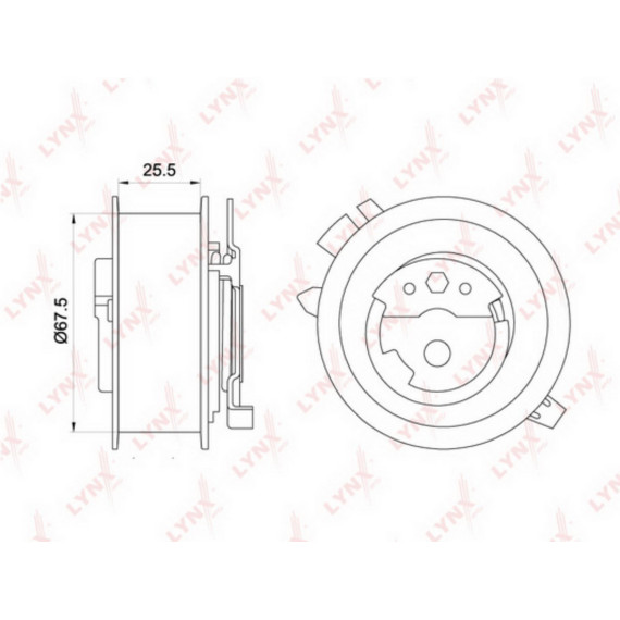 Ролик натяжной / ГРМ AUDI A3 1.6D-2.0D 03-12 / A4 2.0D 07-15 / A4 Allroad 2.0D 09-16 / A5 2.0D 08-12