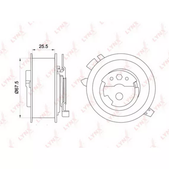 Ролик натяжной / ГРМ AUDI A3 1.6D-2.0D 03-12 / A4 2.0D 07-15 / A4 Allroad 2.0D 09-16 / A5 2.0D 08-12