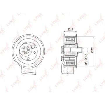 Ролик натяжной / ГРМ AUDI A4 1.8-1.8 95-00 / A6 1.8-1.8 95-05 VW Passat 1.8-1.8 96-00