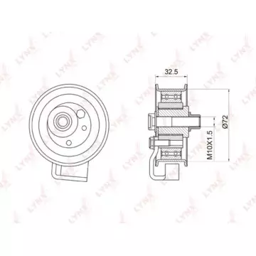 Ролик натяжной / ГРМ AUDI A4 1.8-1.8 95-00 / A6 1.8-1.8 95-05 VW Passat 1.8-1.8 96-00