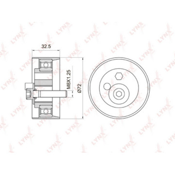 Ролик натяжной / ГРМ AUDI A4 2.4-2.8 96-04 / A6 2.4-2.8 95-05 / A8 2.8 96-02 SKODA Superb 2.8 01-08