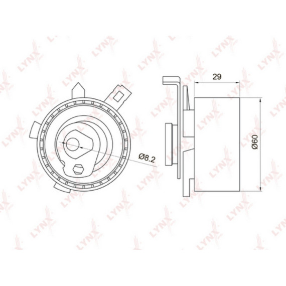 Ролик натяжной / ГРМ FORD Focus I 1.8-2.0 98> / Mondeo II 1.6-2.0 96> / Tourneo Connect 1.8 02> / Tr