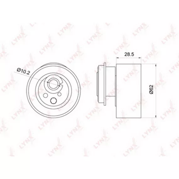 Ролик натяжной / ГРМ MAZDA 323(BJ) 1.9 98-04 / 626(GE / GF) 1.8 91-02 / Premacy 1.9 99-05