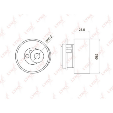 Ролик натяжной / ГРМ MAZDA 323(BJ) 2.0 98-04 / 626(GE / GF) 2.0 91-02 / MP-V(LW) 2.0 99-02 / Premacy