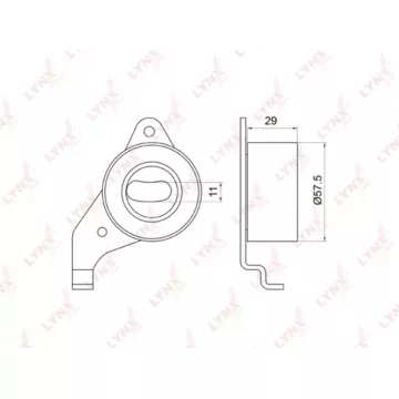 Ролик натяжной / ГРМ TOYOTA Avensis(T22) 2.0 97-00 / Camry(V10/V20) 2.0-2.2 86-01 / Carina(T17/T19)