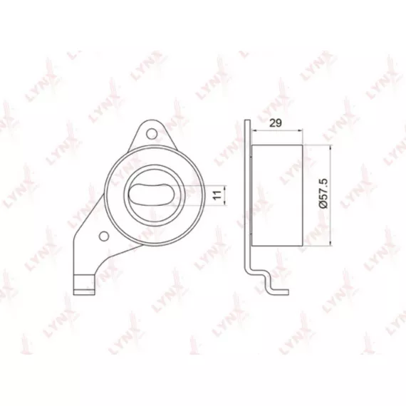 Ролик натяжной / ГРМ TOYOTA Avensis(T22) 2.0 97-00 / Camry(V10/V20) 2.0-2.2 86-01 / Carina(T17/T19)