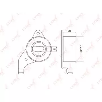Ролик натяжной / ГРМ TOYOTA Avensis(T22) 2.0 97-00 / Camry(V10/V20) 2.0-2.2 86-01 / Carina(T17/T19)