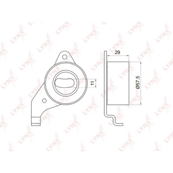 Ролик натяжной / ГРМ TOYOTA Avensis(T22) 2.0 97-00 / Camry(V10/V20) 2.0-2.2 86-01 / Carina(T17/T19)