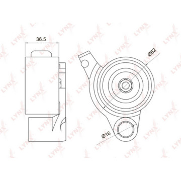 Ролик натяжной / ГРМ TOYOTA Camry(V30) 3.0 01-06 / Alphard 3.0 03-08 / Highlander 3.0-3.3 00-07 LEX