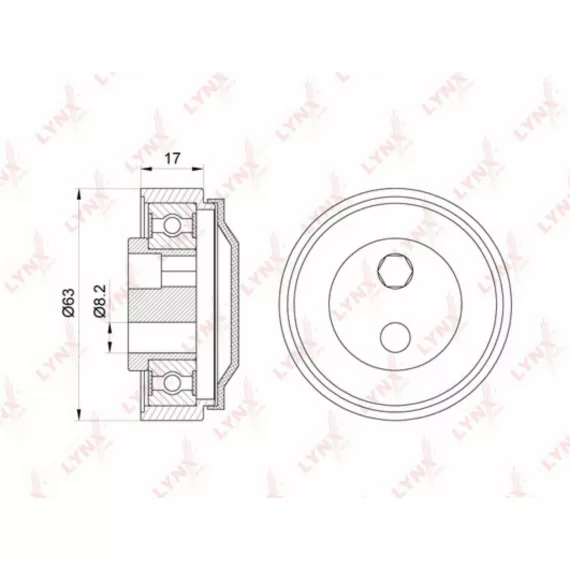 Ролик натяжной / приводной AUDI A4 2.5D 97-06 / A6 2.5D 97-05 / A8 2.5D 97-02 / Allroad 2.5D 00-05