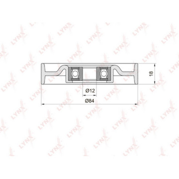 Ролик натяжной / приводной NISSAN Micra(K12) 1.0-1.4 03-10 / Note(E11) 1.4 06>