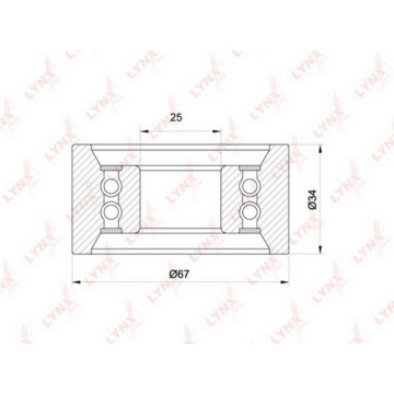 Ролик натяжной/направляющий / ГРМ CITROEN Jumper 2.8D 00> FIAT Ducato 2.5D-2.8D 94> IVECO Daily I-