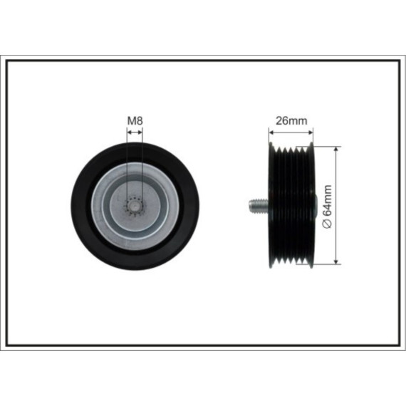 Ролик поликлин.ремня