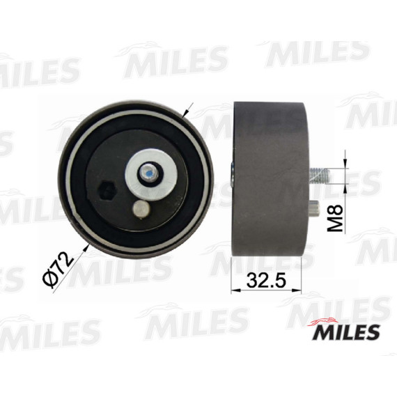 Ролик ремня ГРМ AUDI A4/A6/VW PASSAT 2.8/2.4 95-05