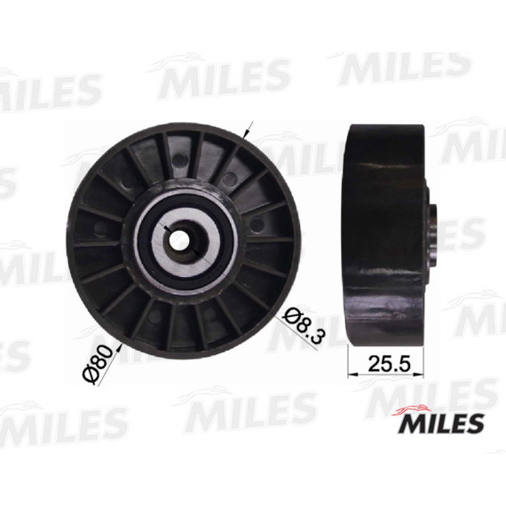 Ролик ремня приводного MB M102/OM601/VW LT
