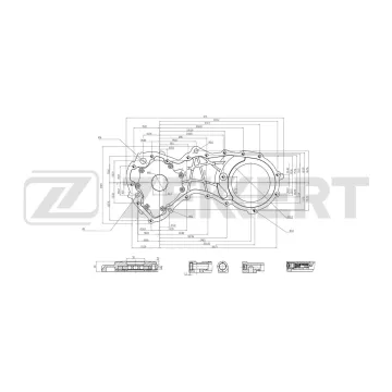 Насос масляный Ford Focus I II 01- C-Max 07- Transit Connect 02- Galaxy II 06- Tourneo Connect