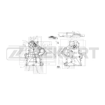 Насос масляный Kia Rio III 11- Ceed 09- Cerato 06- Soul 08- Hyundai Solaris 11- Elantra IV 06-