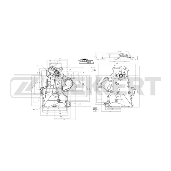 Насос масляный Kia Rio III 11- Ceed 09- Cerato 06- Soul 08- Hyundai Solaris 11- Elantra IV 06-