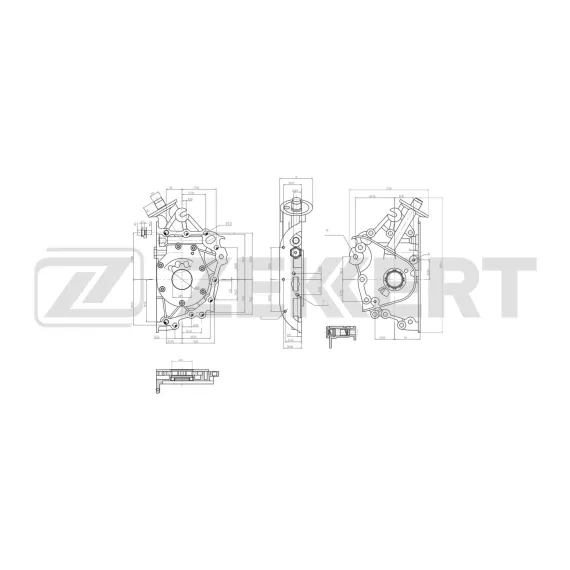 Насос масляный Kia Sportage II 04- Cerato 04- Carens 04- Hyundai Tucson 04- Elantra III 00-