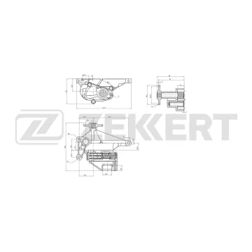 Насос масляный MB Sprinter 3 5-t (B906) 06- Sprinter 3-t (B906) 06- Sprinter 4 6-t (B906) 06- S