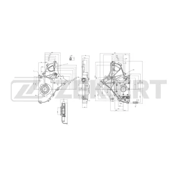 Насос масляный Nissan Murano (Z51) 10- Cabstar (F24M F24W) 06- Pathfinder (R51) 05- Navara (D40)