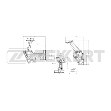 Насос масляный Nissan Qashqai (J10 NJ10) 06- Note (E12) 13- Juke (F15) 10- Cube (Z12) 09- Dacia