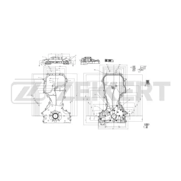 Насос масляный Nissan X-Trail (T30 T31 T32_) 02- Teana (J33 L33) 13- Altima (L31-L33) 01- Pres