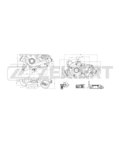 Насос масляный Opel Astra G 98- Vectra A B 92- Omega B 94- Calibra 94-